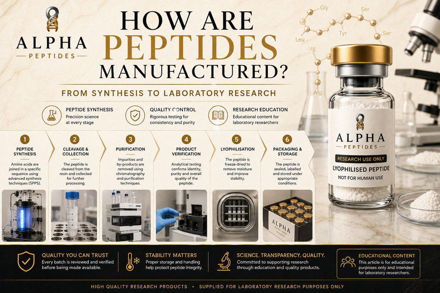 How Are Peptides Manufactured? From Synthesis To Laboratory Research
