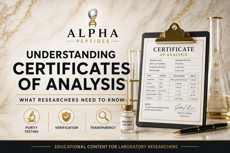 Understanding Certificates of Analysis (CoAs): What Researchers Need to Know