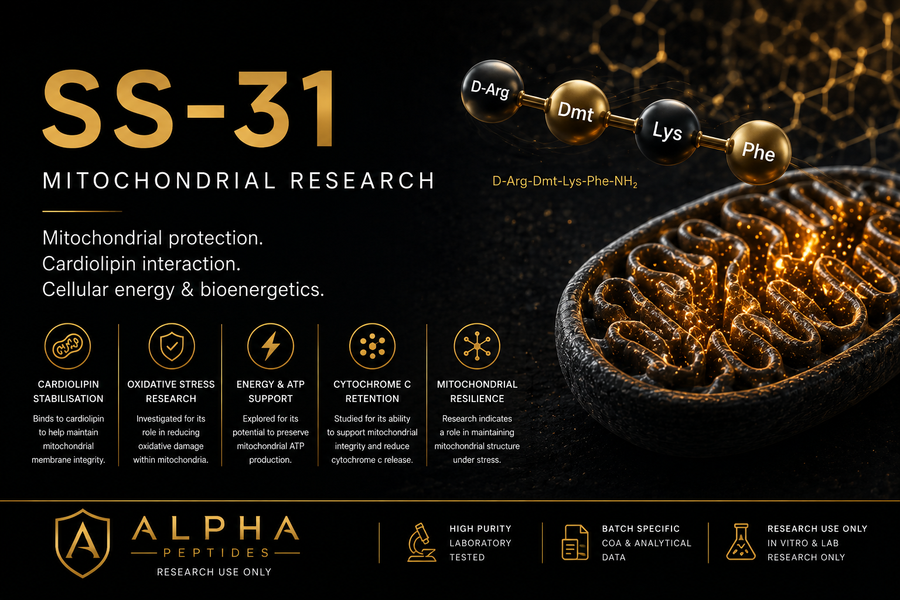 SS-31 Research Overview: Mitochondrial Protection & Study Notes