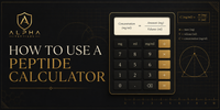 How to use a peptide calculator for laboratory research