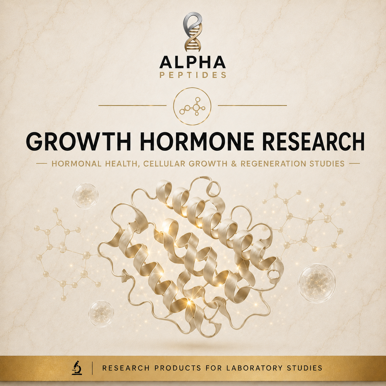 Growth Hormone Research collection featuring hormonal signalling, cellular growth and regeneration research compounds