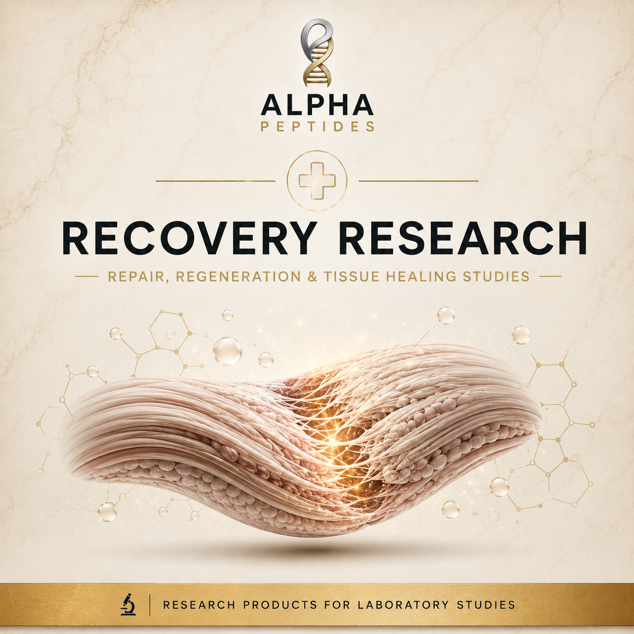 Recovery Research collection featuring tissue repair, regeneration and recovery-focused research compounds