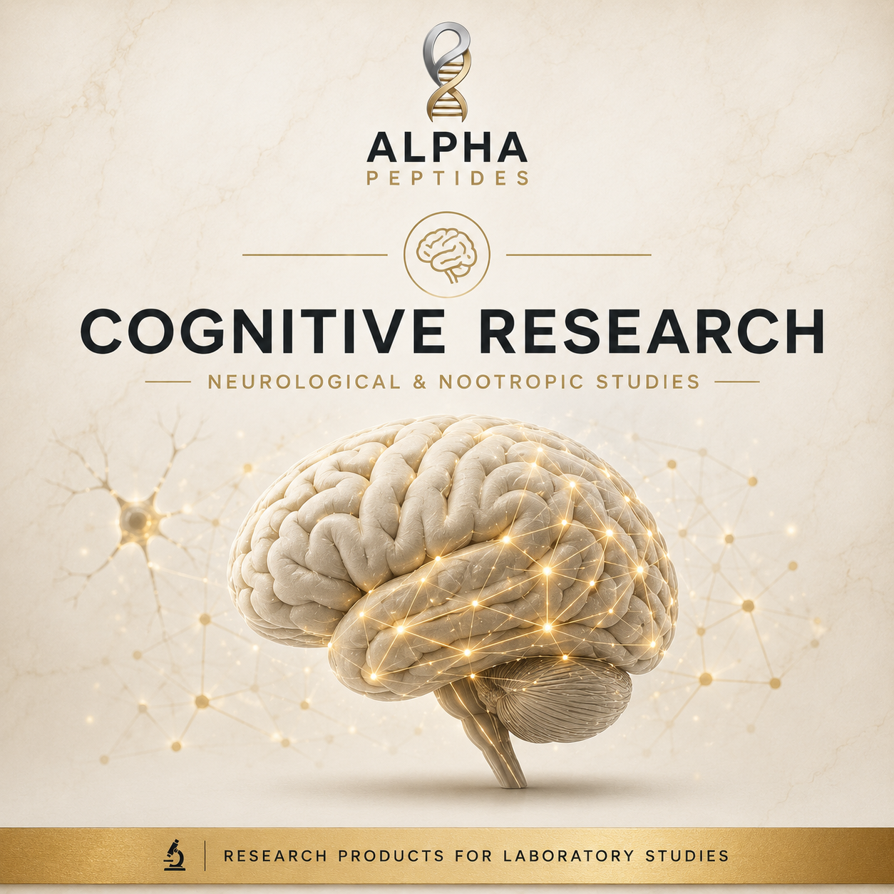 Cognitive Research collection featuring neurological, memory and cognitive performance research compounds