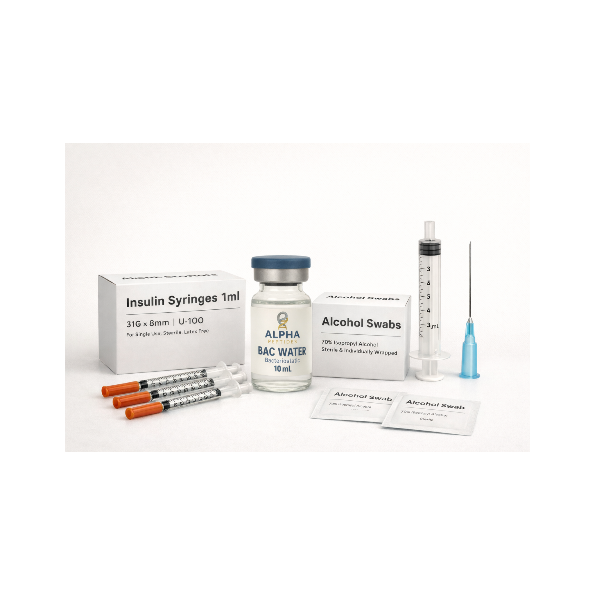 Peptide Preparation Kit - Research Peptide Mixing Kit | Alpha Peptides