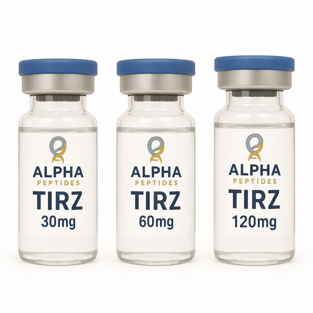 Tirz – High-Purity Dual-Agonist Research Peptide for Metabolic & Appetite Pathway Studies (30mg / 60mg / 90mg | Alpha Peptides