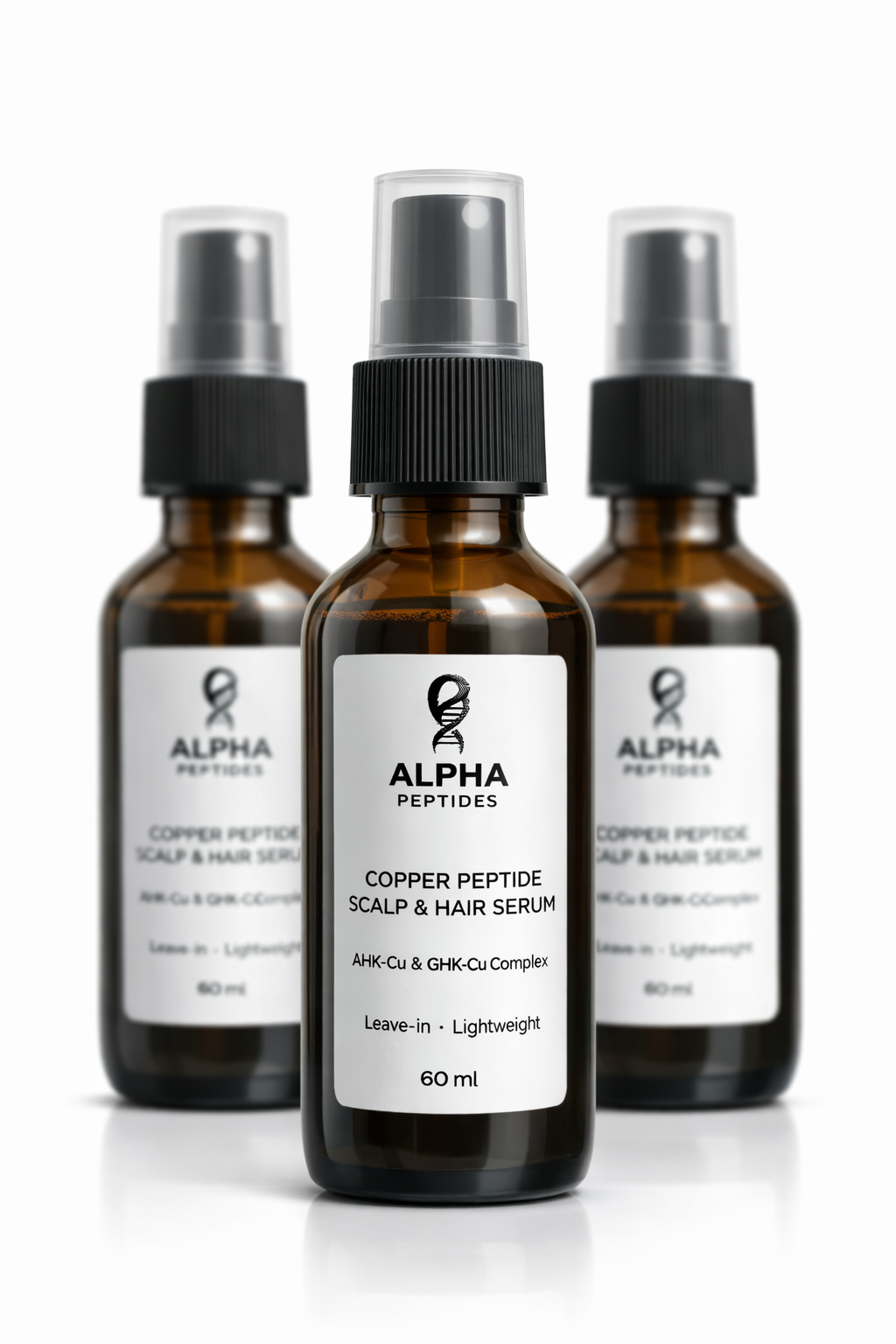 AHK-Cu + GHK-Cu Hair Serum | Alpha Peptides