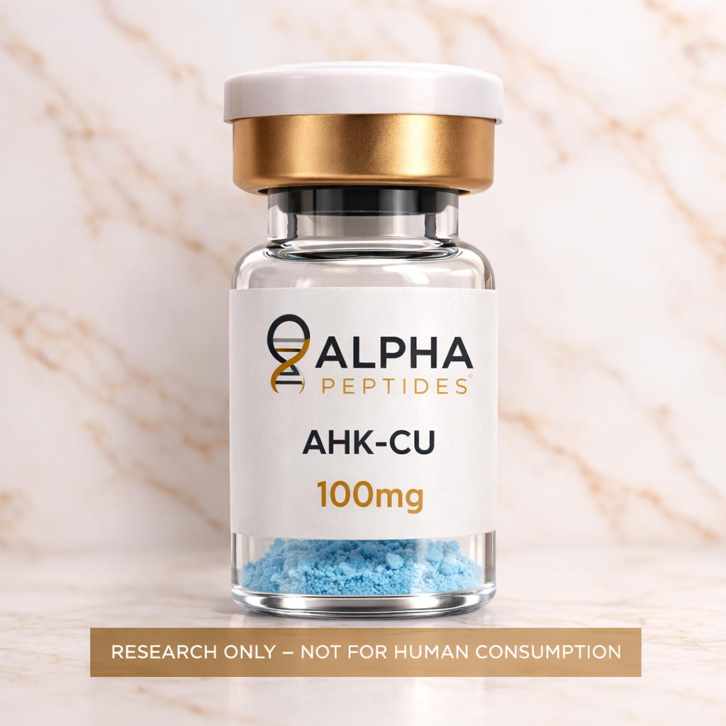 AHK-Cu 100mg (Copper Peptide) – High Purity Hair & Skin Research Peptide | Alpha Peptides