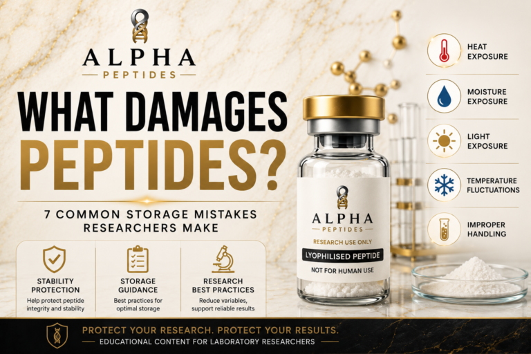 What Damages Peptides? 7 Common Storage Mistakes Researchers Make