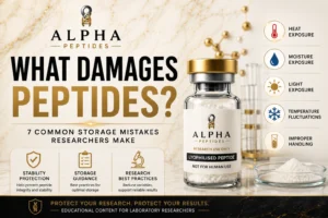 What Damages Peptides? 7 Common Storage Mistakes Researchers Make