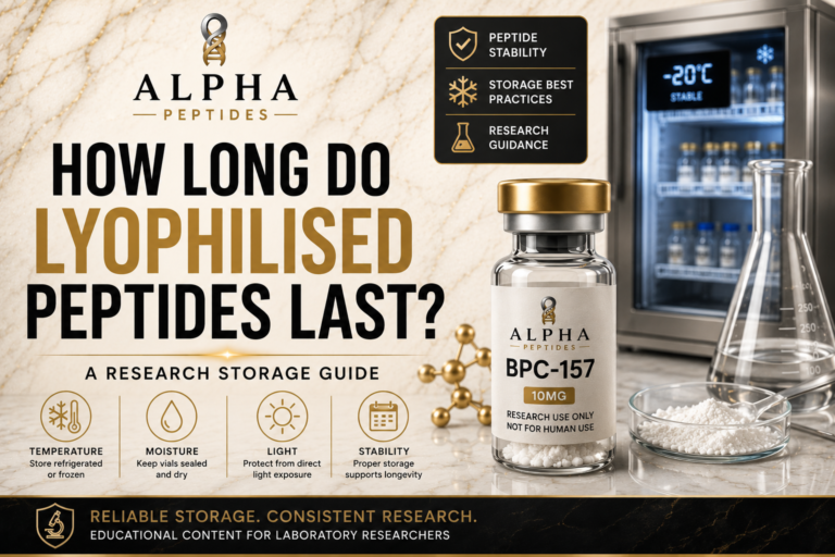How Long Do Lyophilised Peptides Last? A Research Storage Guide