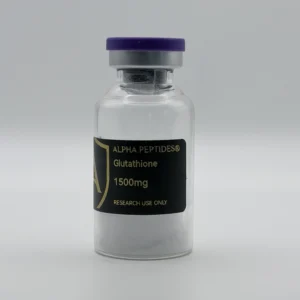 Alpha Peptides® Glutathione 1500mg research vial, front view