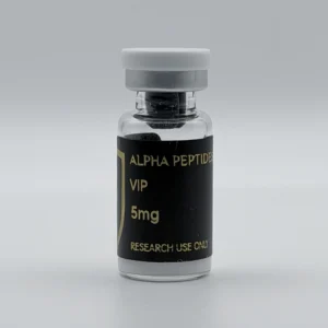 Alpha Peptides® VIP 5mg research vial, front view