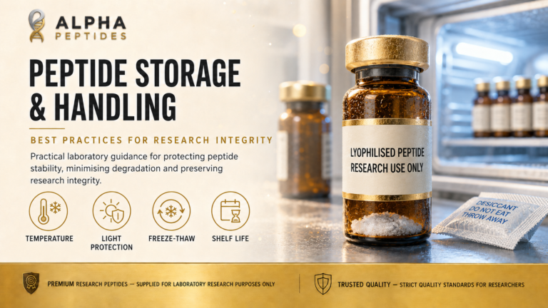 Peptide Storage and Handling: A Laboratory Receiving Checklist