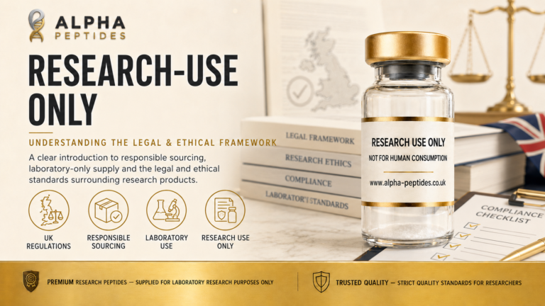 Research-Use Only: Understanding the Legal & Ethical Framework