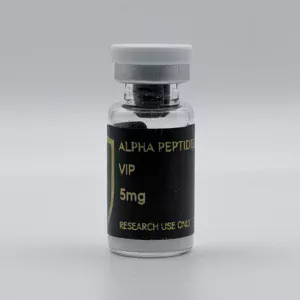 Alpha Peptides® VIP 5mg research vial, front view