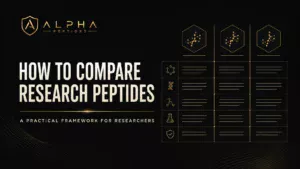 How to Compare Research Peptides: A Practical Framework for Researchers